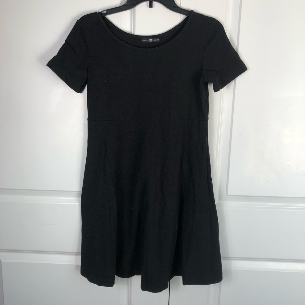 Belly Basics Black Maternity Dress